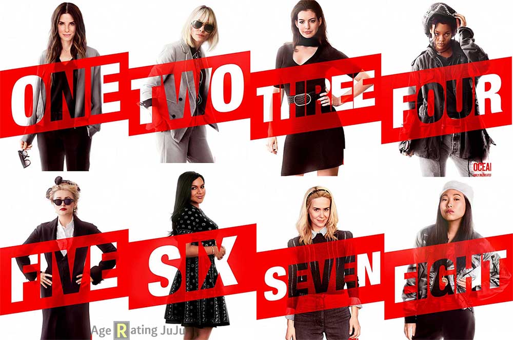 Ocean's Eight Age Rating 2018 - 8 Movie Poster Images and Wallpapers All Actress