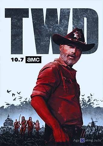 The Walking Dead Age Rating 2018 19- TV Show official Poster Netflix Images and Wallpapers