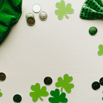 Happy St. Patrick's Day gif, Mobile Facebook and Twitter gif text logo