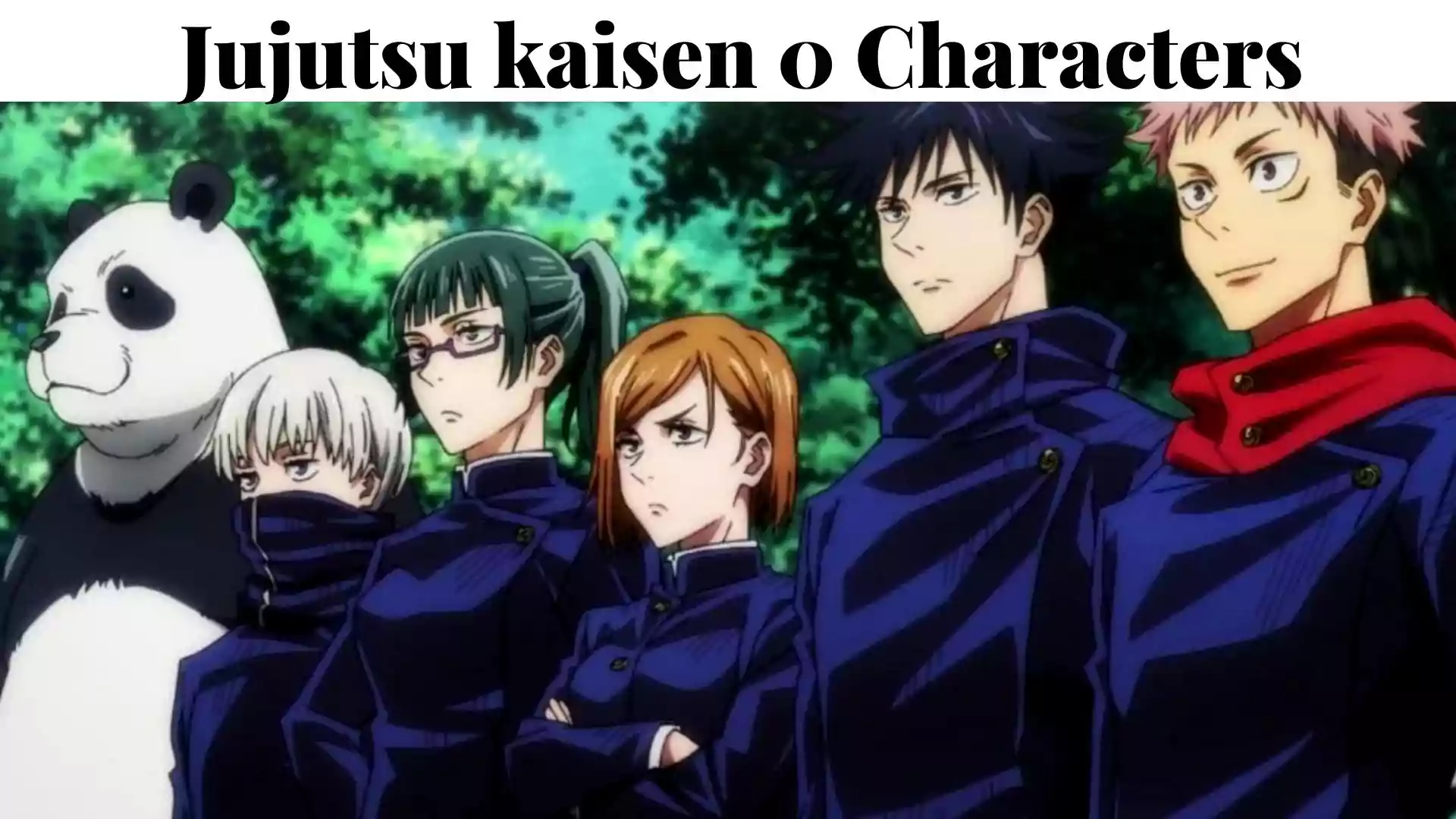 Jujutsu kaisen 0 Characters Wallpaper and Image