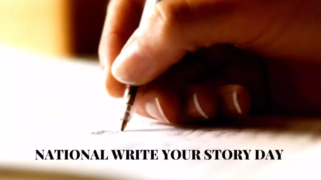 Happy Write Your Story Day Image