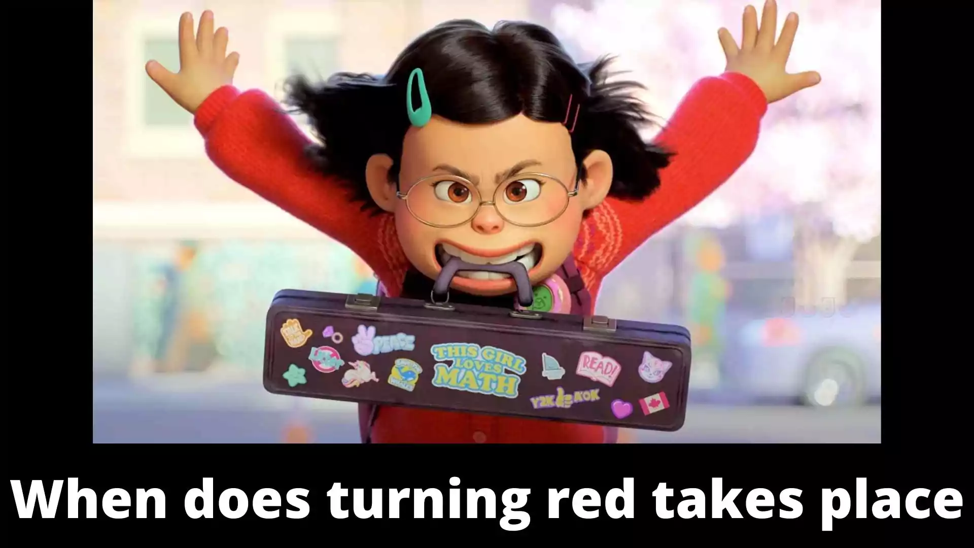 When does turning red takes place