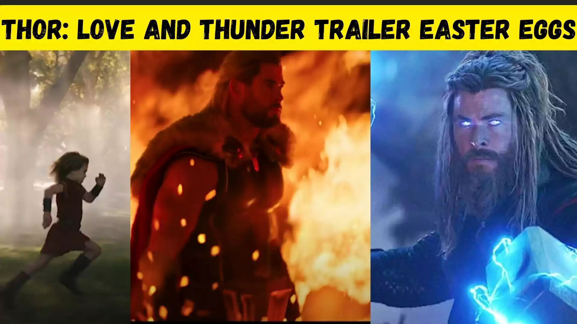 Thor: Love and Thunder Trailer Easter Eggs wallpaper and images