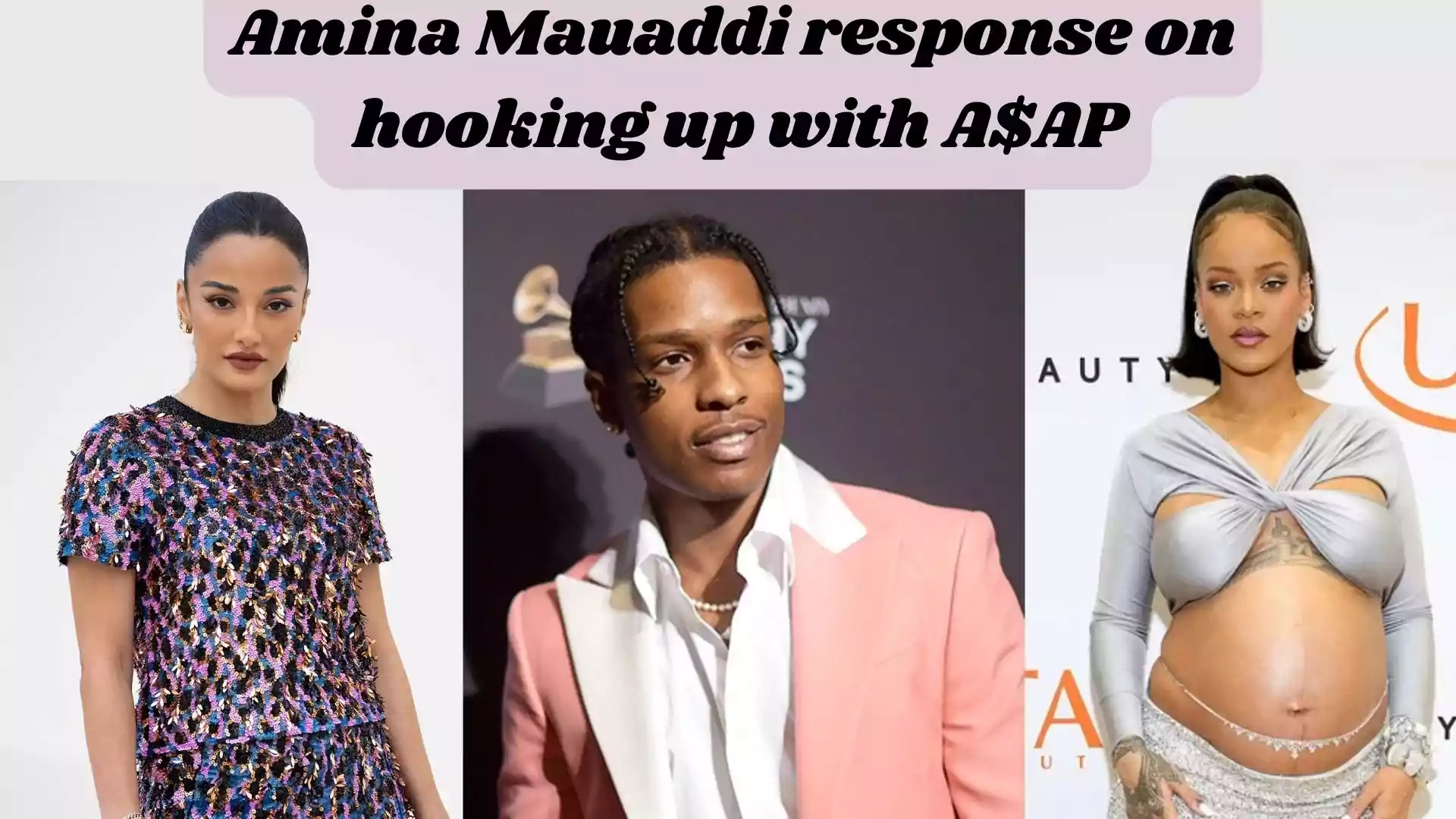 Amina Mauaddi response on hooking up with A$AP wallpaper and images