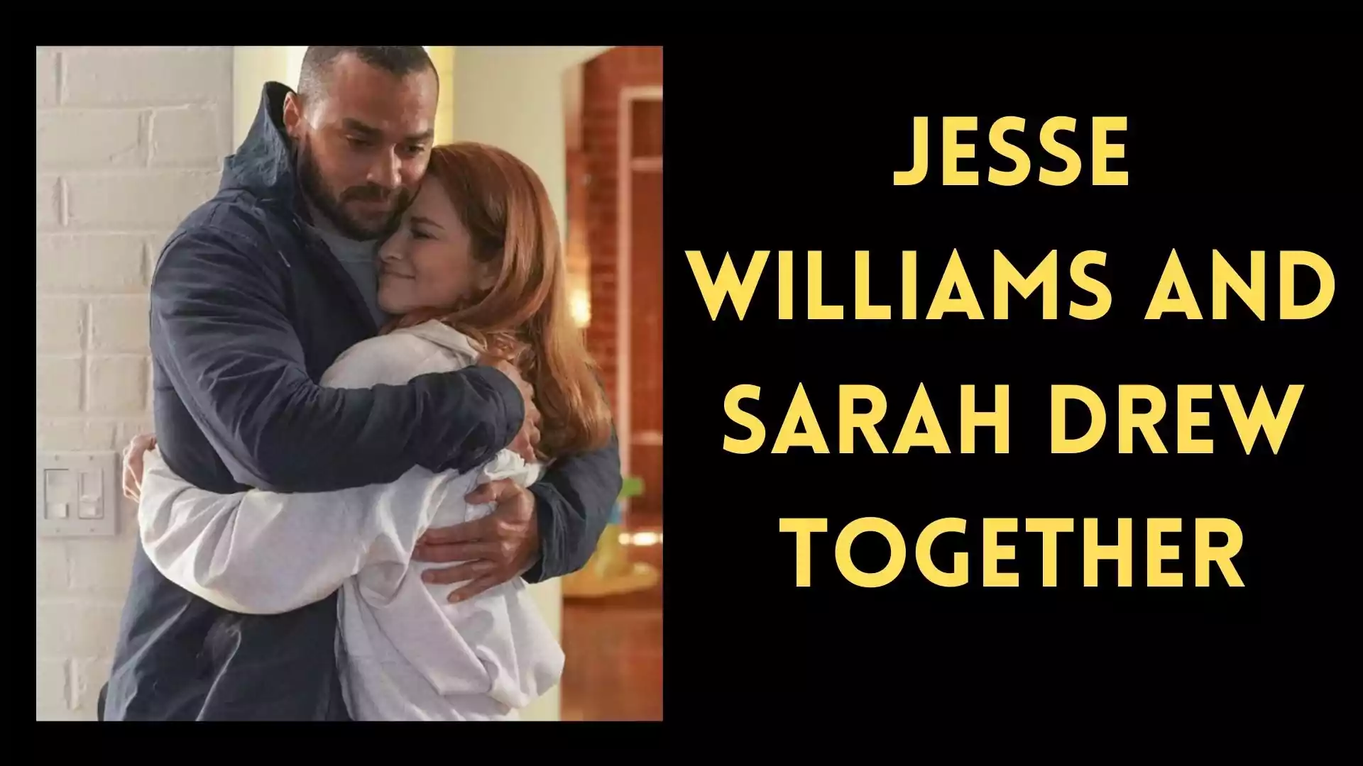 Jesse Williams and Sarah Drew Together in Grey's Anatomy Season Finale 18. grey's anatomy season 18 release date. season 18 start date