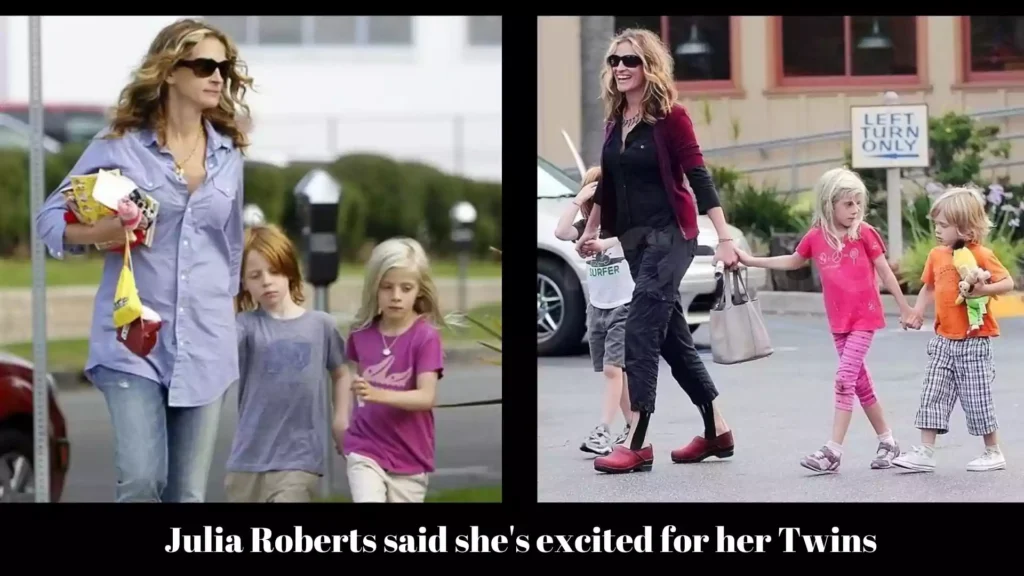 Julia Roberts said she's excited for her Twins