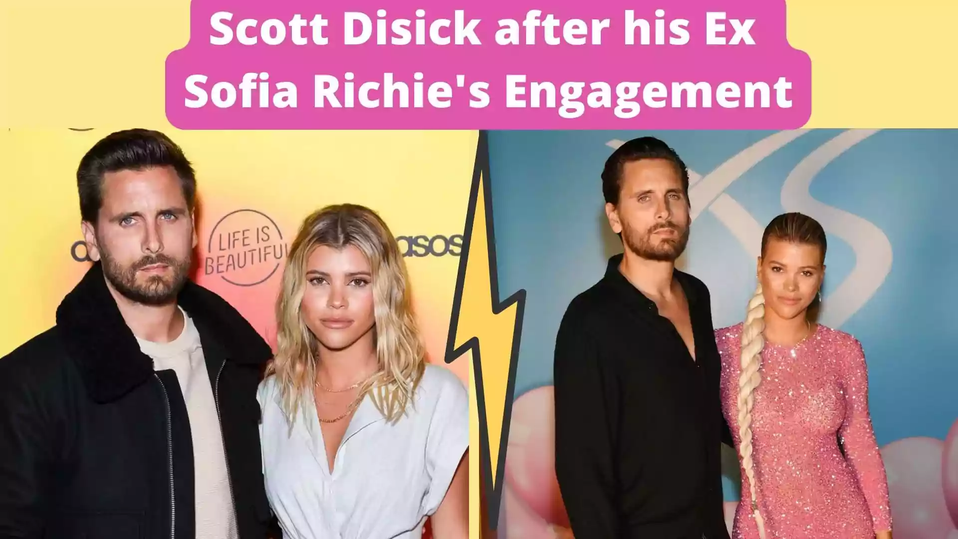 Scott Disick after his Ex Sofia Richie's Engagement wallpaper and images