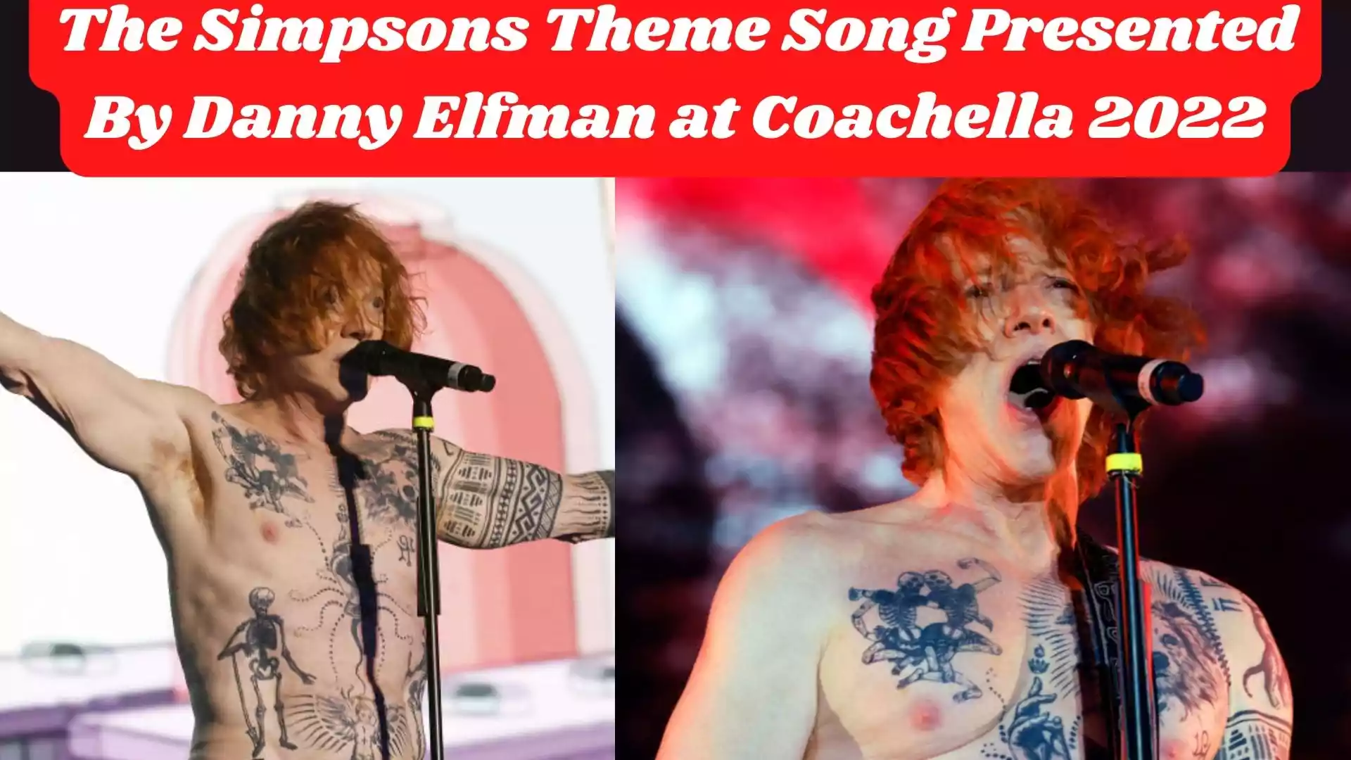 The Simpsons Theme Song Presented By Danny Elfman at Coachella 2022 wallpaper and images