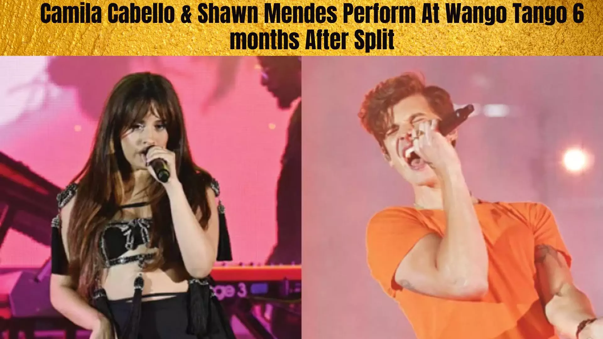 Camila Cabello & Shawn Mendes Perform At Wango Tango 6 months After Split