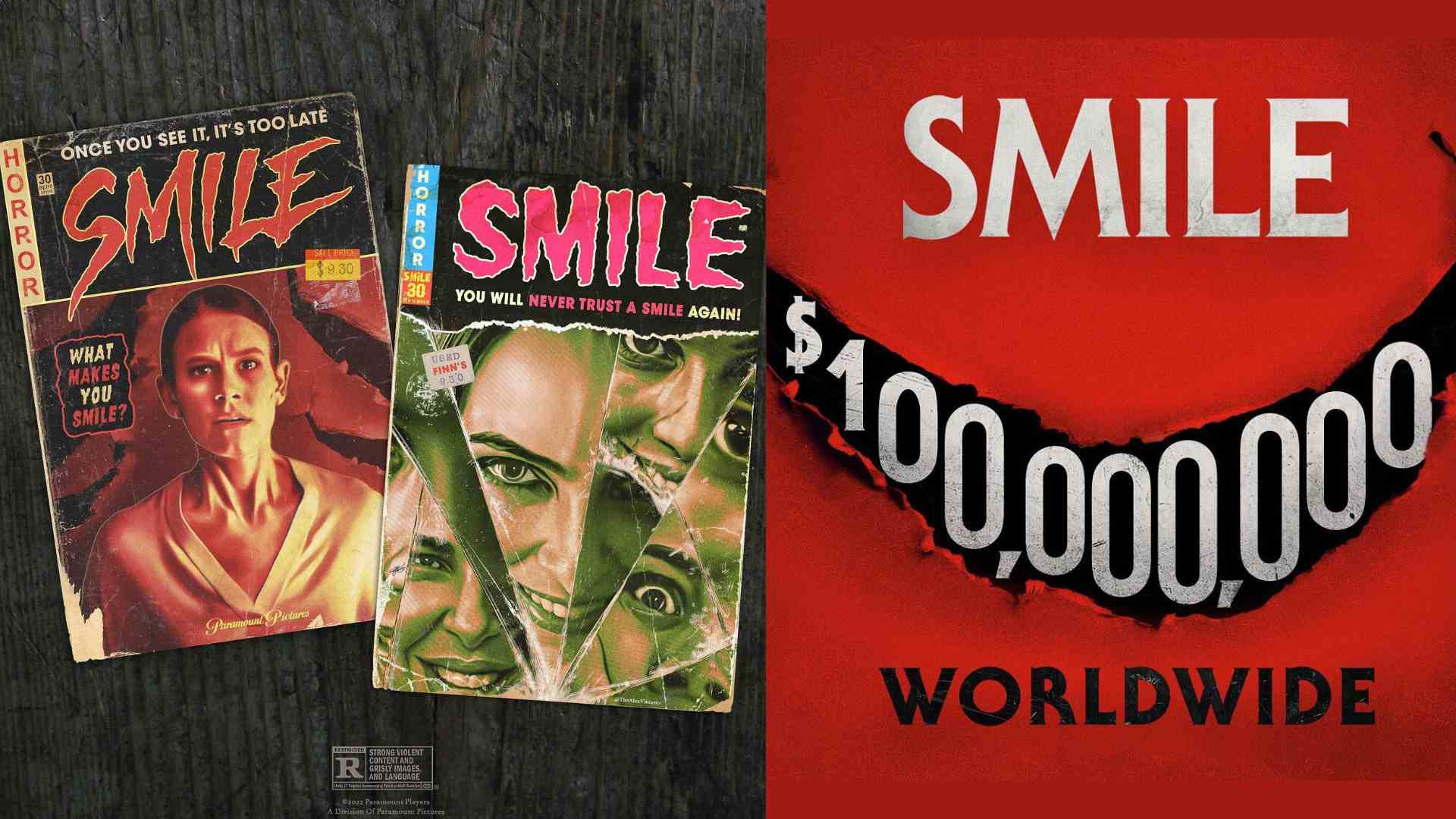Smile movie 2022 box office collection US, UK, Canada