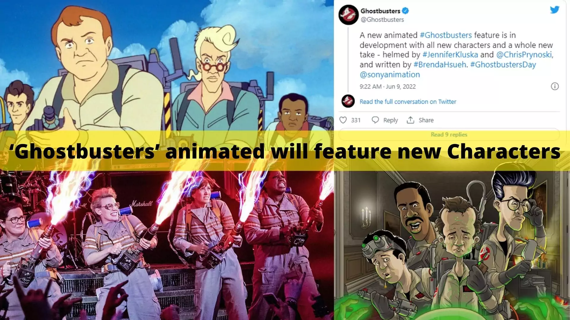‘Ghostbusters’ animated will feature new Characters