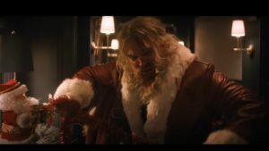 David Harbour as Santa in Violent Night