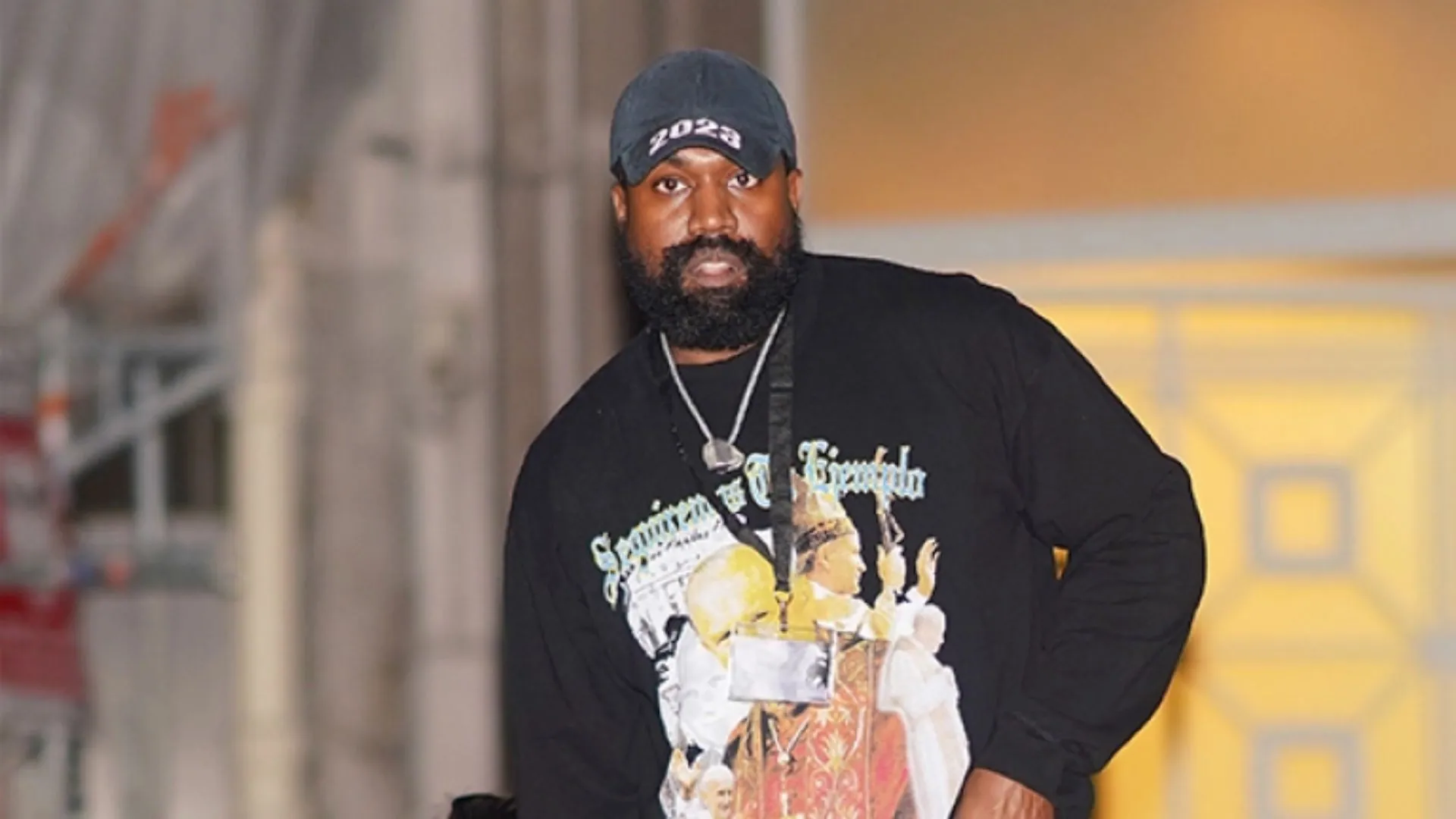 Kanye West Sweatshirt States ‘White Lives Matter’ Wears During Yeezy Paris Fashion Week Show