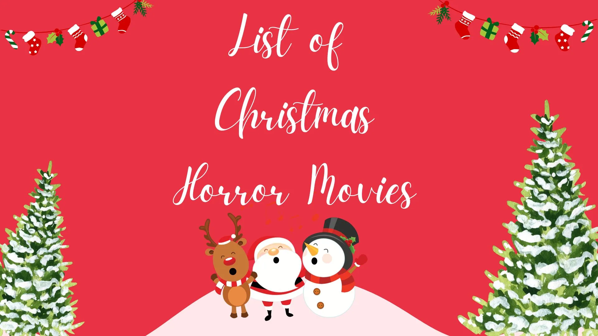 List of Christmas Horror Movies