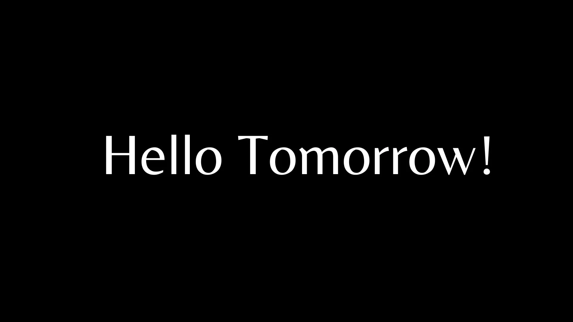 Hello Tomorrow! Parents Guide