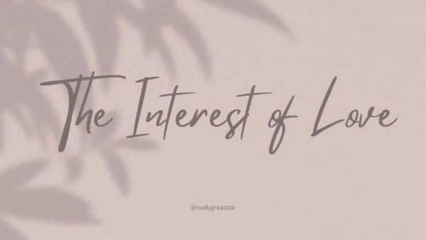 The Interest of Love Parents Guide 2