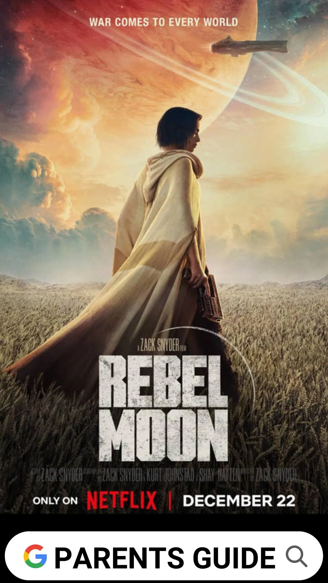 rebel moon part 1 imdb parents guide